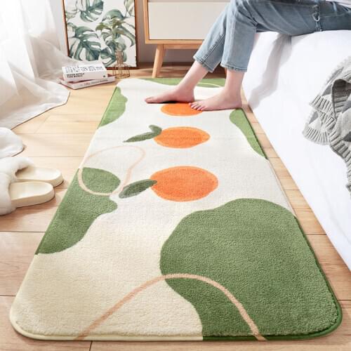 Cartoon Soft Bedroom Fluffy Rug Home Decor Carpet Sofa Coffee Table Floor Mat Anti-Slip Long Kitchen Rug Villa Hallway Doormat