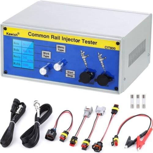 Latest upgrade large LCD CIT800 diesel common rail injector tester diesel Piezo Injector tester electromagnetic injector driver