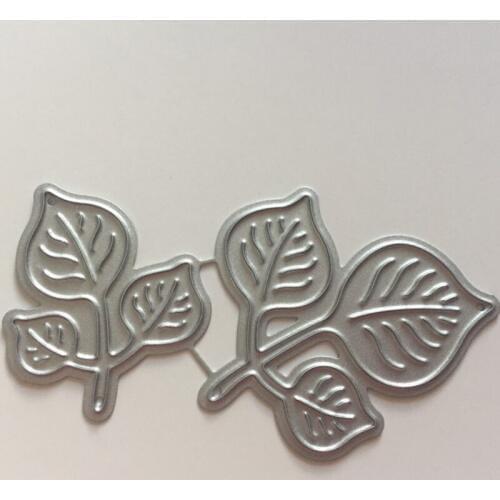 2021 New Leaves Leaf Flower Metal Cutting Dies For DIY Scrapbooking Stamp Paper Card Making Decorative Craft Embossed Plate