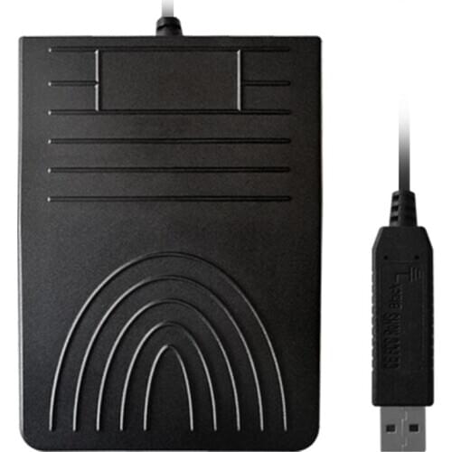 PCsensor FS2007 Foot Switch, High Stability, Slip Resistance and Durable Mute Foot Controller for Gaming and Machine Control