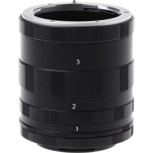 Macro Extension Tube Rings Set Manual Focus For Sony E Mount NEX Camera A7 A5100