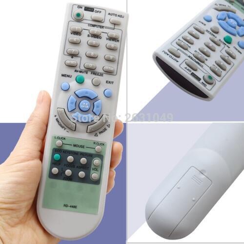 RD-448E Projector Remote control for NEC RD-443E RD-452E RD-450D RD-458E M260WS, M260XS M300WS M350XS M300WS NP510WS NP3150GS