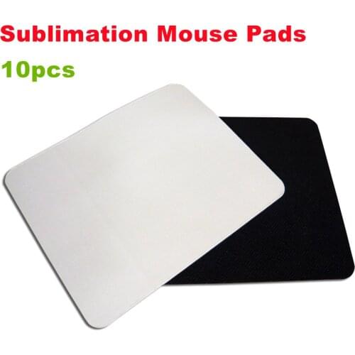 10pcs Blank Sublimation Mouse Pads DIY Mouse Mats 220x180x3mm