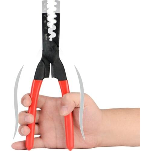 PZ0.25-35mm² Non-slip Crimper Plier Tool Multifunctional Cable End-Sleeve Compression Stripper Wire Cutting Plier Accessories