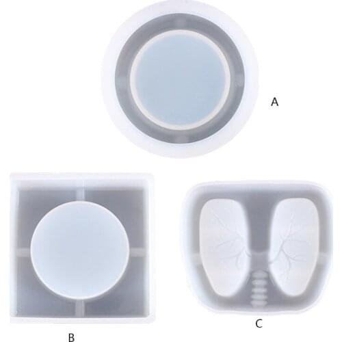 Crystal Epoxy Resin Mold Ashtray Silicone Mould DIY Crafts Home Decorations Casting Tool