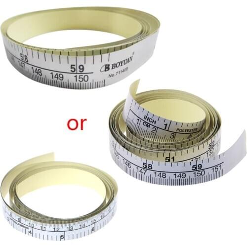 151cm Self Adhesive Metric Measure Tape Vinyl Ruler For Sewing Machine Sticker