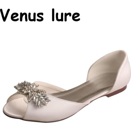 Wedopus Wedding Shoes Flats for Bride Green Open Toe Elegant Bridal Shoes