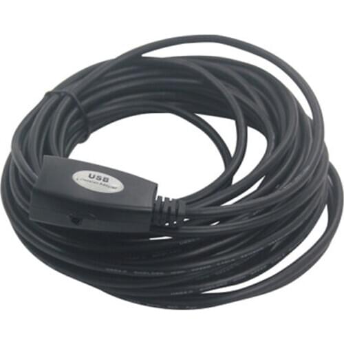 Tongveo 10M USB 2.0 Cable Extension cable Signal amplification 10m Extension Extender Cord Extream High Speed Data line