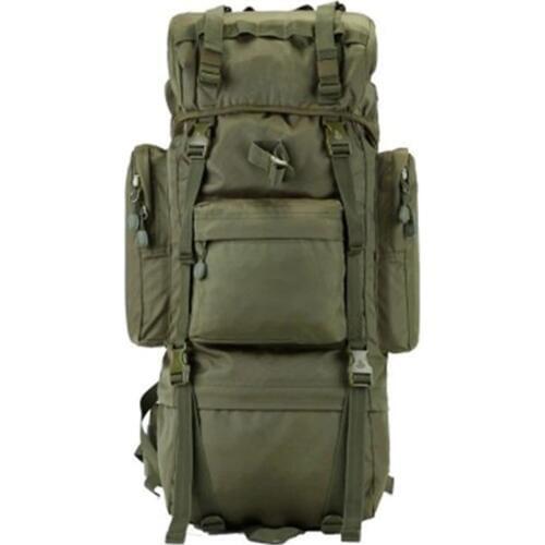 70L Outdoor Camping Backpack Metal Bracket Sports Climbing Hiking Military Tactical Waterproof Wear-resisting Hunting Nylon Bag