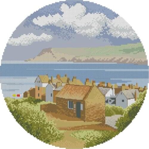 Yuanfengjing7Cross Stitch Set Chinese DIY Kit Embroidery Needlework Craft Packages Cotton Fabric Floss New Designs Embroidery