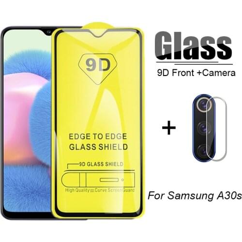 For Samsung A30s Glass Camera Lens Protective For samsung galaxy a30 9D Full Cover Tempered Glass samsun a30 s Screen Protector