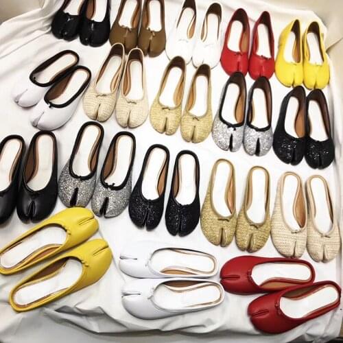 New Arrival 23 Colors Tabi Flats For Women Spring Summer Soft And Comfortable Slip On Woman Loafers Fashion Shallow Slide