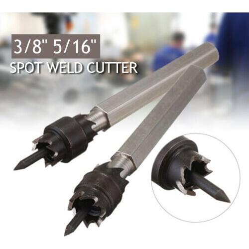1PC 8mm/9.5mm Rotary Spot Weld Drill Cutter Remover Carbide Bit High Speed Steel Remover Drill Bit