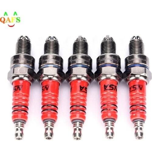 1pc Spark Plug High Performance 3-Electrode For GY6 Scooter Motorcycle Spark Plug Accessories
