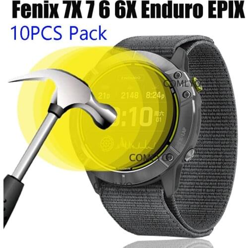 10PCS Pack Soft Film For Garmin Enduro Screen Protector Film Ultra Thin Full Cover HD TPU Scratch Resistant
