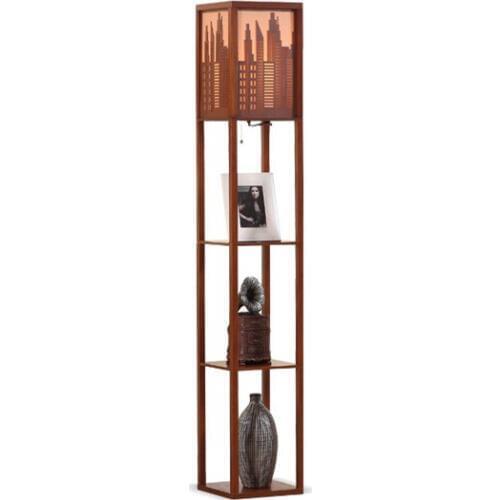 2018 Newest Creative Style Style Lamp Vertical Wooden Floor Light For Living Room Standing Lamp LED IndoorLighting