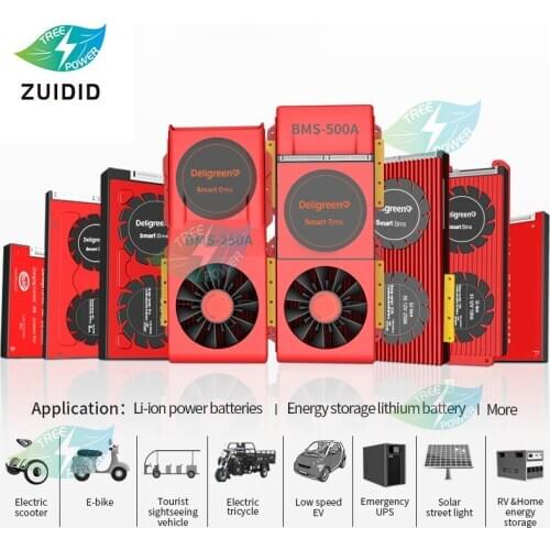 4S 12V 80A 100A 120A 200A PCB BMS for 3.2V LiFePO4 Lithium battery 18650 battery Pack