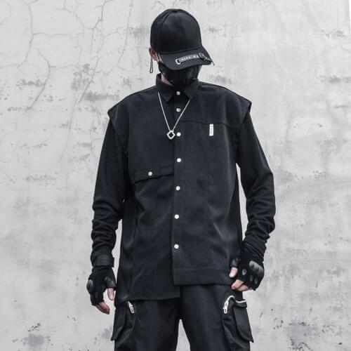 AOGZ Men's Long Shirts