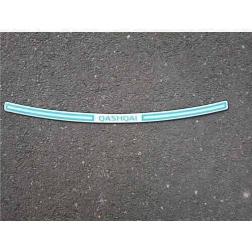 Car styling for Nissan QASHQAI J10 2008-2015 Stainless Steel Ultra-thin car Rear Bumper Protector Sill Trunk Tread Plate Trim