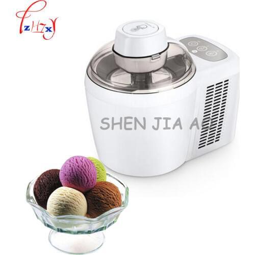 Home mini fruit ice cream machine automatic soft / hard ice cream machine children diy ice cream machine 220V 90W