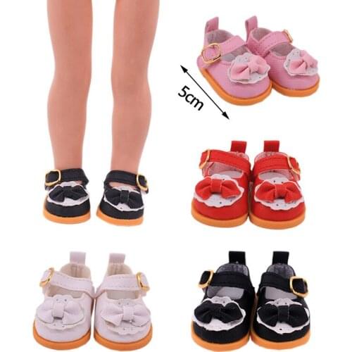 Beautiful Mini 5cm Doll Shoes for 14.5 Inch Doll Toys For Glitter Girls &Wellie Wishers Doll Accessories
