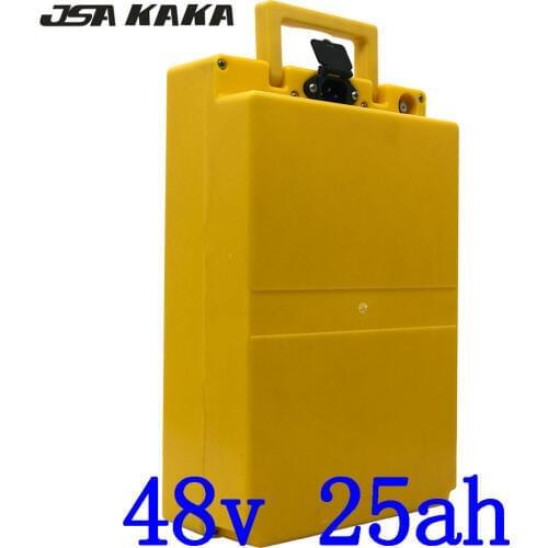 48V 1000W lithium battery 48V 25AH electric bike battery 48v 25ah lithium ion battery with 30A BMS 54.6V charger Free customs