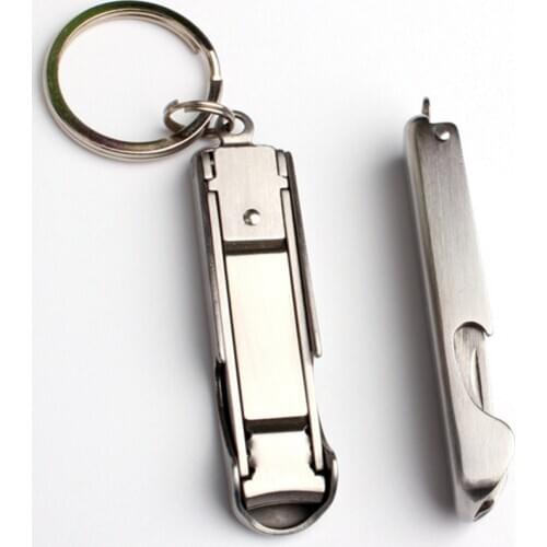 Multifunctional Nail Clipper Opener Foldable Stainless Steel Adjustable Finger Toe Nail Art Care Tool Nail Trimmer