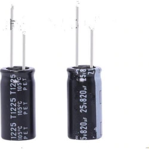 NEW original 820uf 820UF 25V 820uf 820UF 25V High frequency low resistance Electrolytic Capacitors Size: 10*16MM