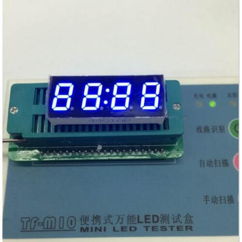 Common anode/ Common cathode 0.4 inch digital tube Clock 4 bits digital tube led display 0.4inches Blue digital tube