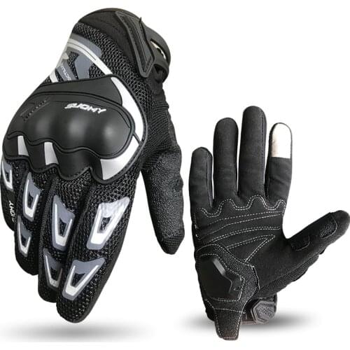 Men Racing Gant Motor Motorbike Motocross Riding Gloves Motorcycle Breathable Summer Full Finger Guantes