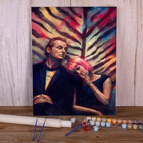 Portrait We'll Start A Jazz Band Paint By Numbers Set Oil Paints 40*50 Painting On Canvas Loft Wall Picture Adults Drawing