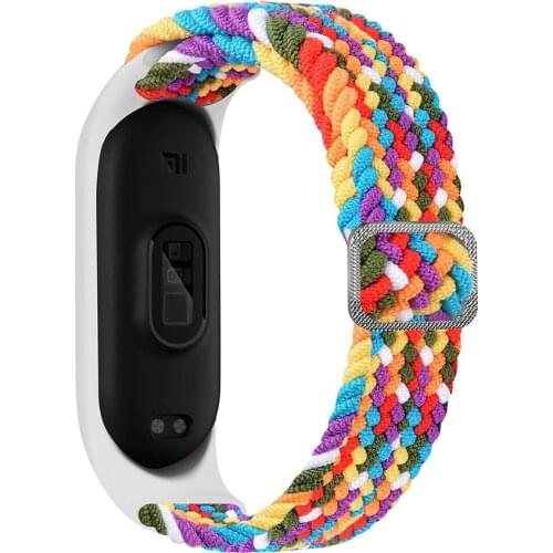 Adjustable Elastic Strap Compatible with Xiaomi Mi Band 6 5 4 3 comfortable fabric bracelet wristband for Xiaomi Mi Band 6 5 4