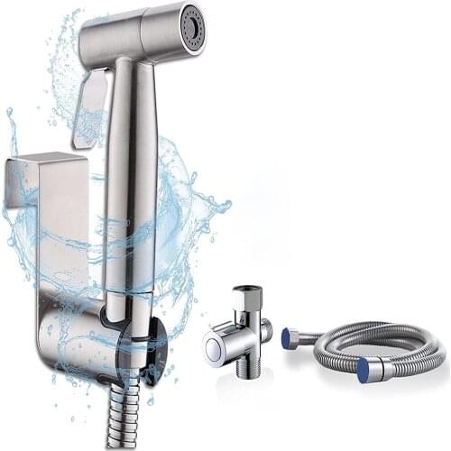 Handheld Toilet bidet sprayer Stainless Steel Hand Bidet faucet for Bathroom hand sprayer shower head self cleaning Accessories