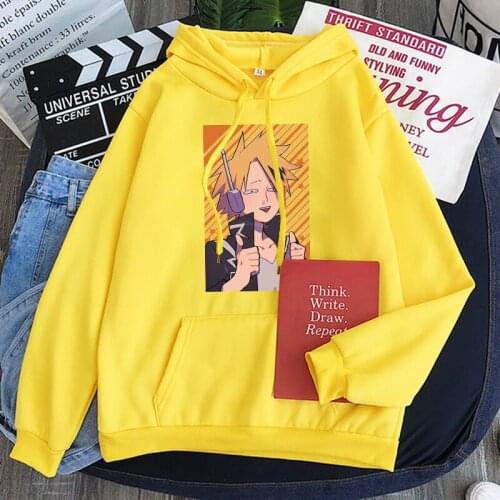 Kawaii Cartoon My Hero Academia Hoodies Sweatshirts Men Women Streetwear Unisex Long Sleeves Pullovers Harajuku Fashion Hoody