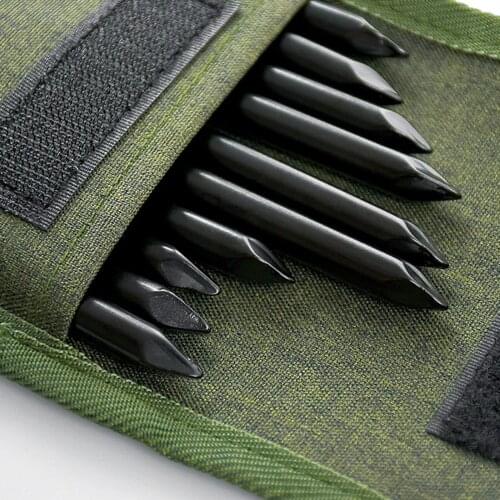 Outdoor Tent Peg Pouch Holder Stake Nail Storage Bag Camping Equipment Case