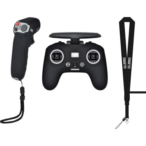 For DJI FPV motion controller protective cover soft silicone case waterproof bump-proof control sleeve skin anti-fall strap kit