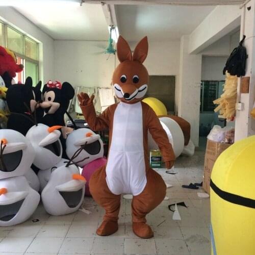 Kangaroo Mascot Costume Cosplay Furry Suits Party Game Fursuit Cartoon Dress Outfits Carnival Halloween Xmas Easter Apparel