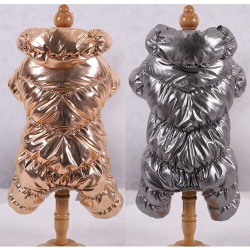 Winter Warm Dog Clothes Waterproof Dog Coat Jumpsuit Fashion Pet Clothing Jacket For Small Medium Dogs Chihuahua French Bulldog