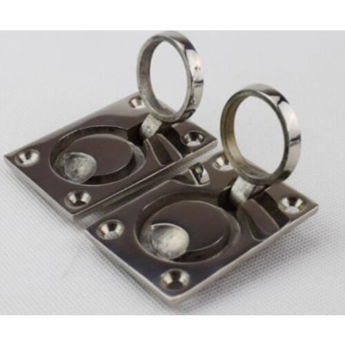 2Piece S.S Boat Hatch Locker Cabinet Lift / Pull Ring Handle 2-1/2" Practical