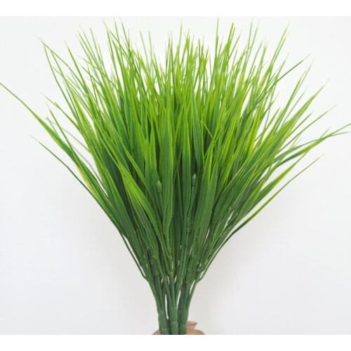 30cm Green Plastic Grass Home Decor Artificial Plant Flower For Garden Living Room Balcony Wedding Decoration Fake Plant