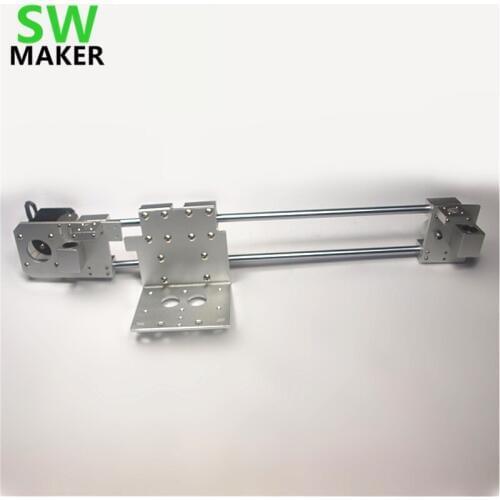 Reprap Prusa i3 3D printer aluminum alloy all metal dual extruder X carriage +X end idler +X end motor kit/set (no motor)