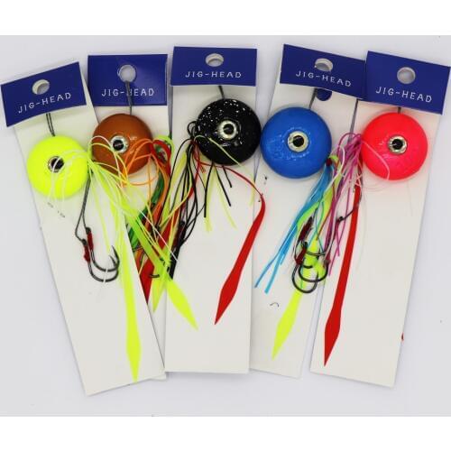 5pcs/lot Gorgons 40g/60g/80g/100g/120g Metal kabura Pesca Slide Snapper jig Saltwater Lead Sinking jigging Fishing Lure Snapper