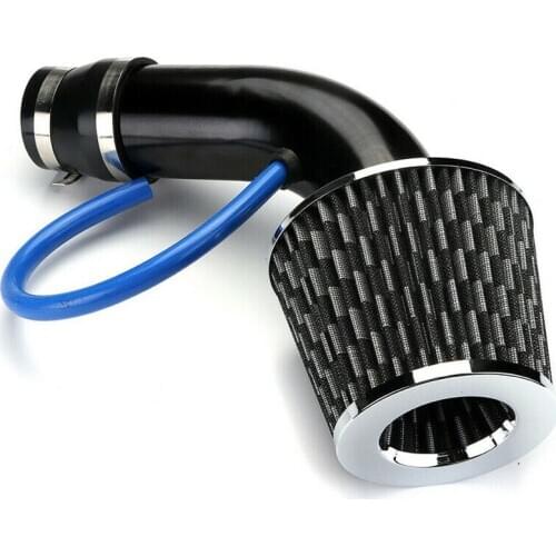 Beler Carbon Fibre Style Car Cold Air Intake Filter Induction Pipe Power Flow Hose System