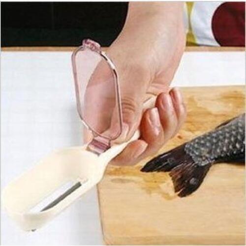 Free shipping Wholesale practical lid ichthyosis planing scraping scales Family kitchen essential 300pcs