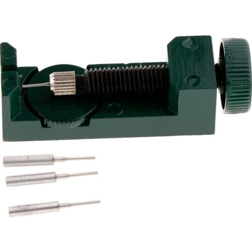Watch Link Pin Removal Bench Remover Watchmaker Repair Tool With Extra Pins