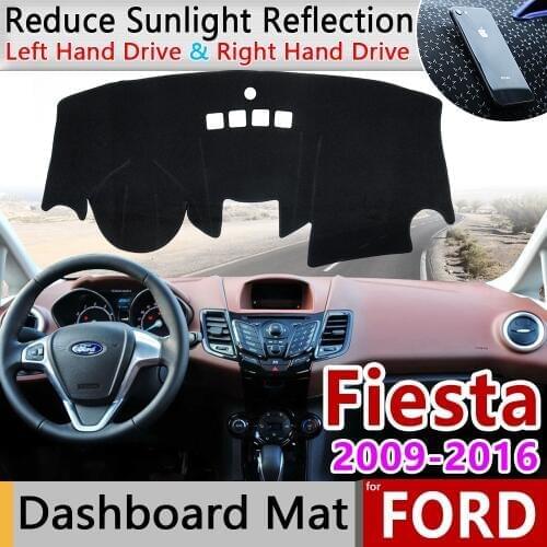 For Ford Fiesta MK7 ST 2009 2010 2011 2012 2013 2014 2015 2016 Anti-Slip Mat Dashboard Pad Sunshade Dashmat Protect Accessories