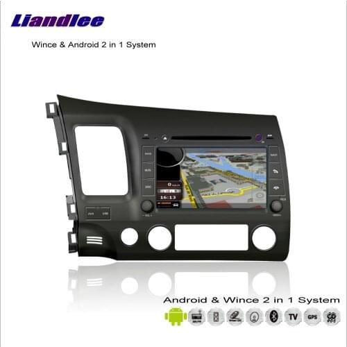 For Honda CIVIC 2006-2011 Car Multimedia Radio CD DVD Player GPS Navigation Advanced Wince Android System