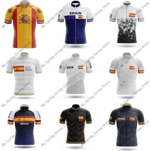 2020 Summer Spain 9 Choices Cycling jersey Men Quick-Dry 100% Polyester Cycling Clothing Wear FLANDRIA MTB bike clothes