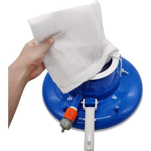 Swimming Pool Vacuum Cleaner Cleaning Disinfect Tool Semicircular Suction Head Pond Fountain Spa Pool Vacuum Cleaner with Bag