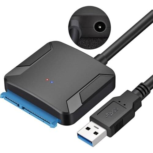 USB 3.0 Hard Disk Cable USB 3.0 to Sata 3 Adapter Converter Cable for 3.5 Inch HDD SSD Hard Drive USB Sata Adapter Mining Line